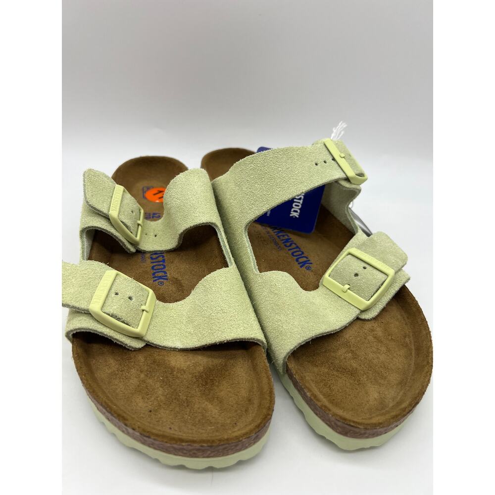 Birkenstock Arizona Soft Footbed Faded Lime Women's Size 11 New - Picture 11 of 16